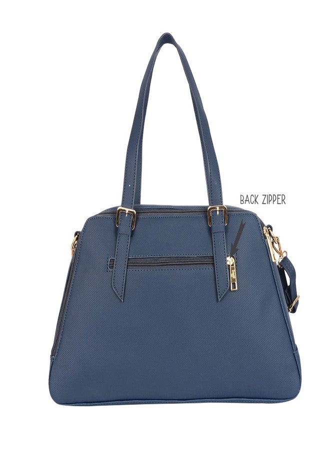 Baggit Women Blue Camera Handbag Medium Size | Ladies Stylish Casual Purse Bag - Image 4